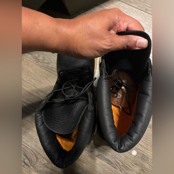 Timberland Premium Waterproof Boot Black Full Grain Mens 13 TB 0A2GFR 001 - Picture 7 of 12